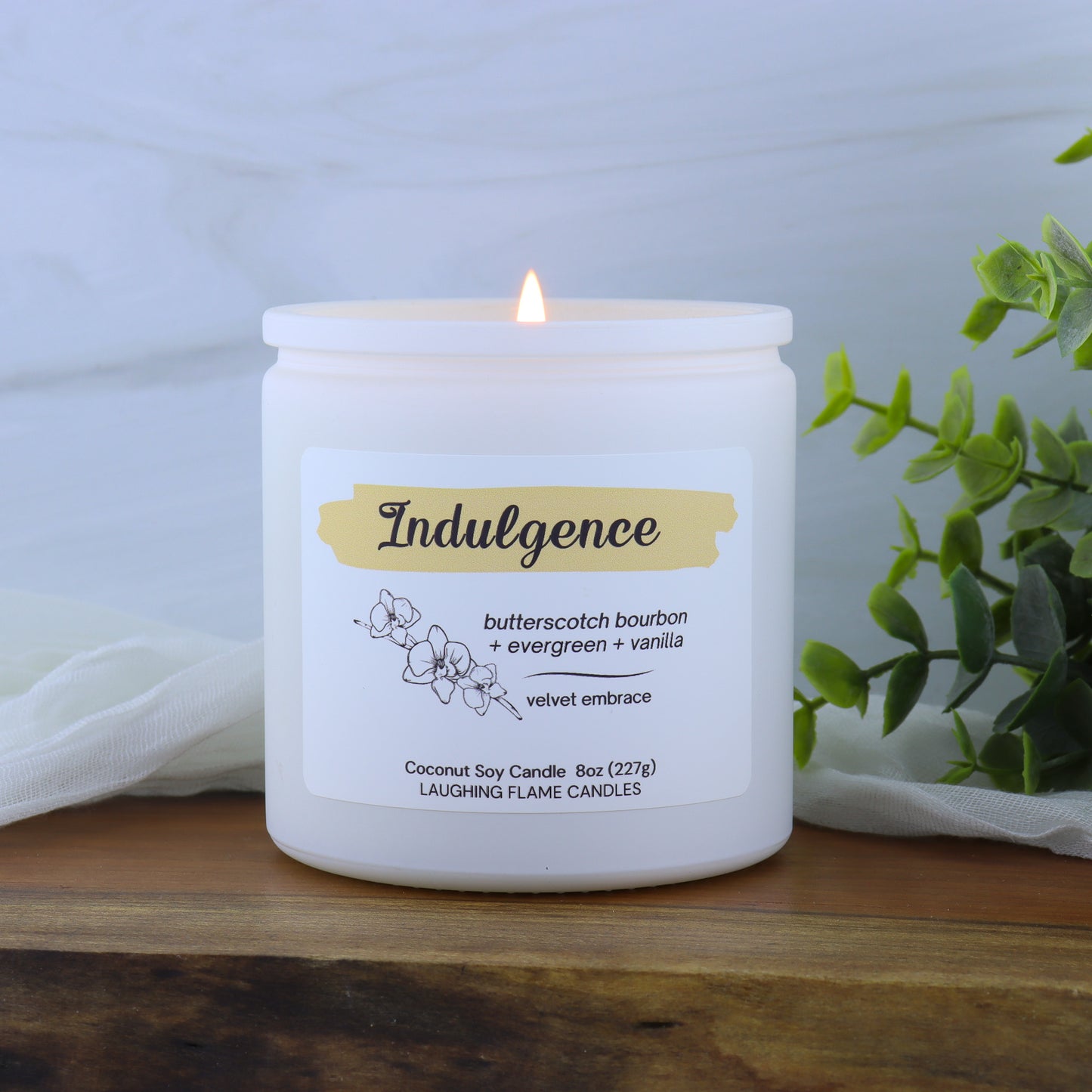 Indulgence | butterscotch bourbon + evergreen + vanilla