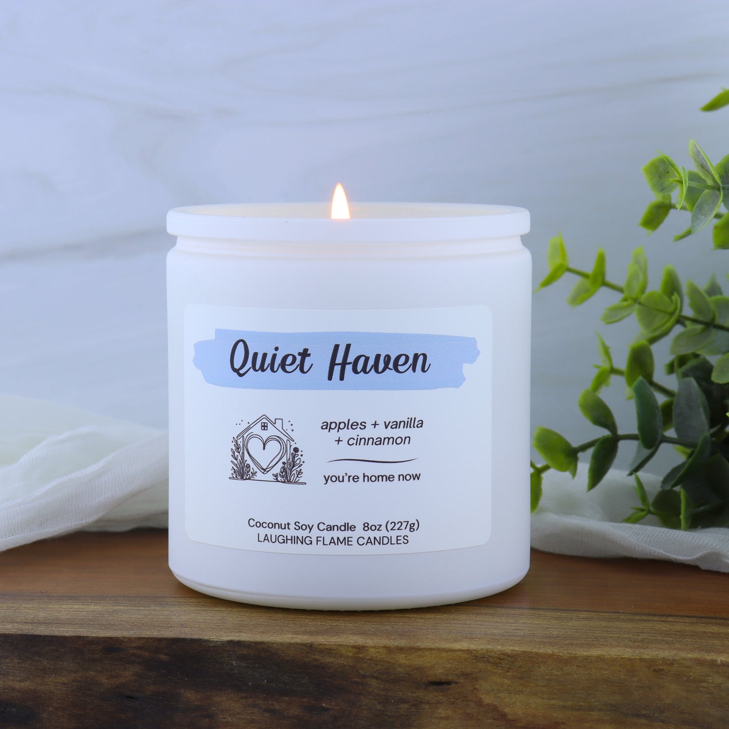 Quiet Haven | apples + vanilla + cinnamon