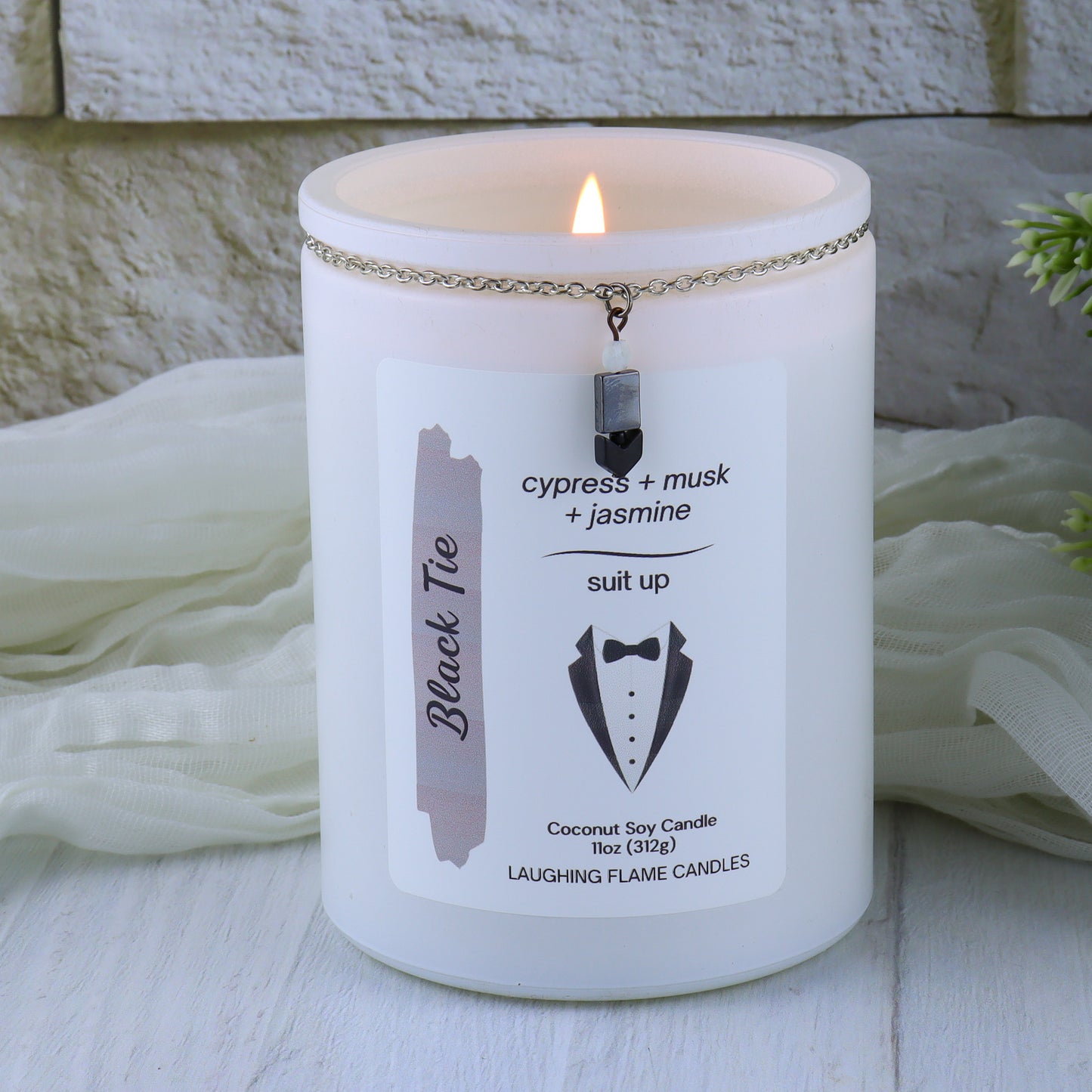 Black Tie Gift Candle