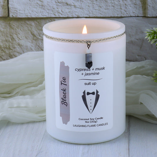 Black Tie Gift Candle