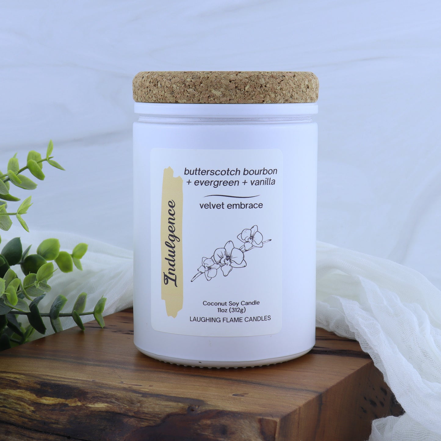 Indulgence | butterscotch bourbon + evergreen + vanilla