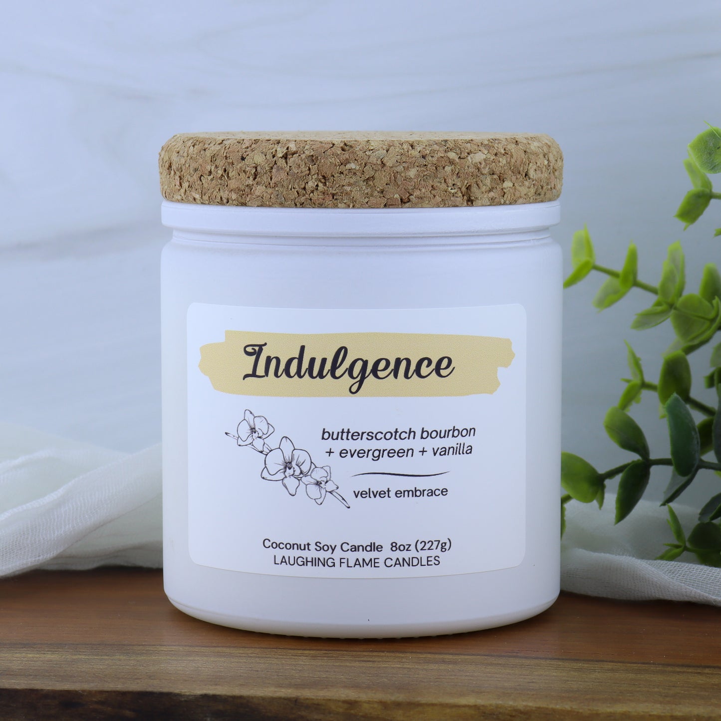 Indulgence | butterscotch bourbon + evergreen + vanilla