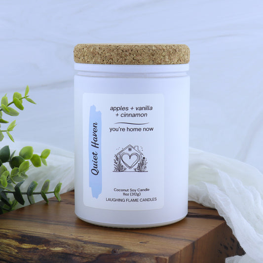 Quiet Haven | apples + vanilla + cinnamon
