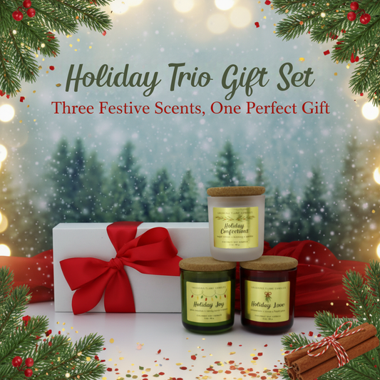 Holiday Trio Gift Set - Premium Scented Candles